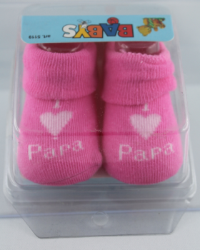 Erstlings-Söckchen „I love Papa“ in Geschenkbox